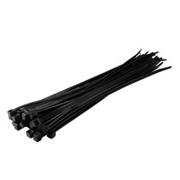 CABLE TIES BLACK 300 x 4.8mm 25 PACK